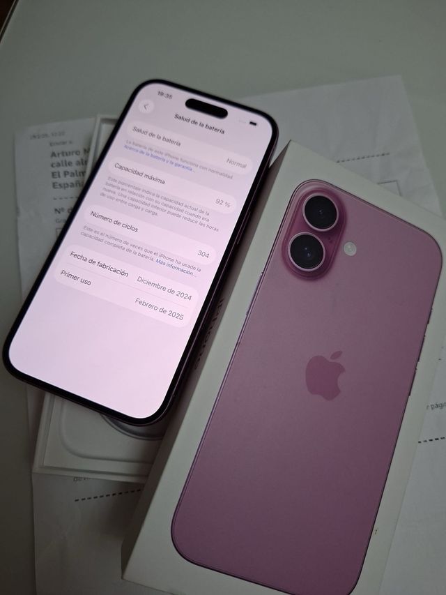 iPhone 16 128GB Rosa