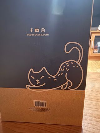 Juego 4 Tazas Gatos con Soporte Metálico nuevo