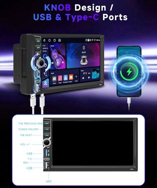 Radio Coche Android 4G+64G Bluetooth Carplay