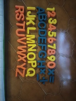 Letras y Números Magnéticos Educativos