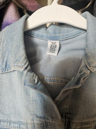 Cazadora vaquera niña H&M azul