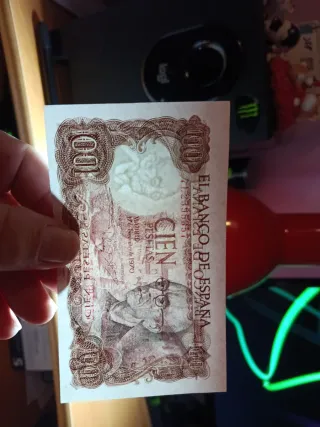 7 Billetes correlativos 100 Pesetas España 1970
