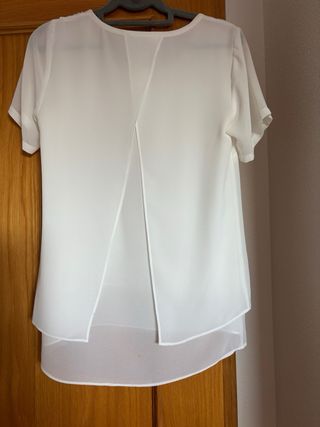 Blusa blanca talla única