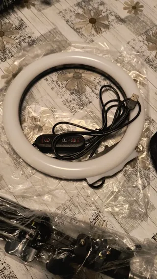 Ring Light con borsa e treppiede