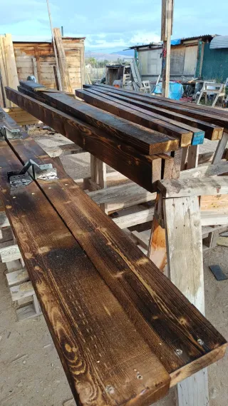 Pérgola de madera . Medidas a elegir