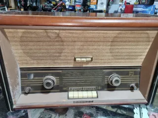 Radio Philips Antigua Beige/Marrón