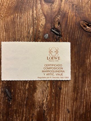 Cartera Loewe piel nueva sin estrenar