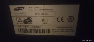 Monitor Samsung SyncMaster 172s + cavo