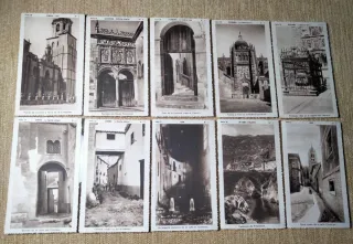 LOTE DE 40 FOTOCROMOS LAS BELLEZAS DE CASTILLA