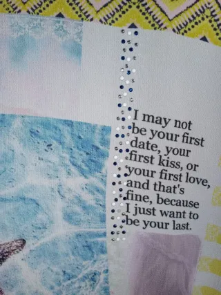 Camiseta multicolor talla única