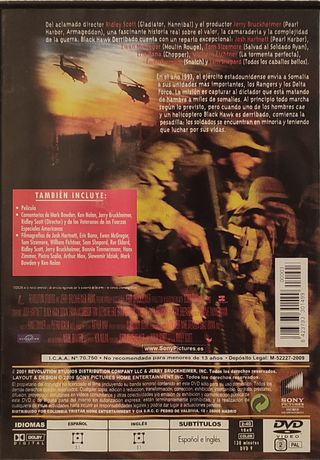 Black Hawk Derribado DVD (Español)