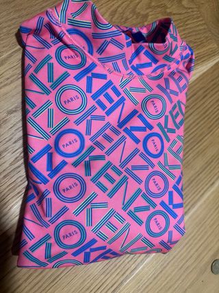 Camisa Kenzo niña rosa y azul