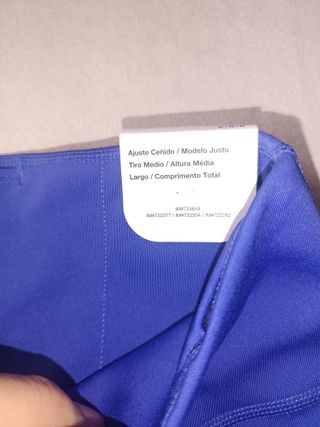 Mallas deportivas mujer azul Talla M