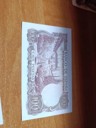 Pareja Billetes 100 Pesetas 1970