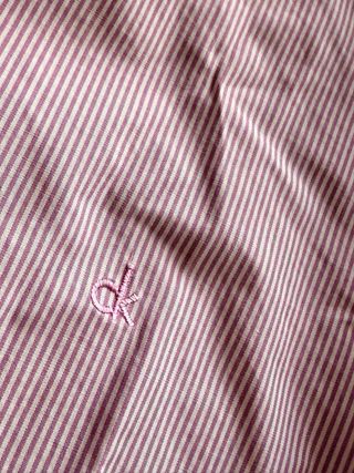 Camisa Calvin Klein Rosa Rayas