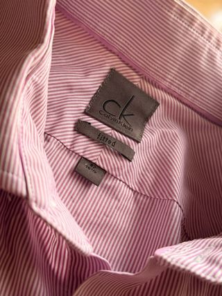 Camisa Calvin Klein Rosa Rayas
