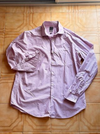 Camisa Calvin Klein Rosa Rayas