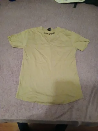 Camiseta Palm Angels Amarilla para niños de 8 o 9