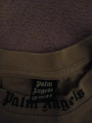 Camiseta Palm Angels Amarilla para niños de 8 o 9