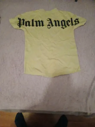 Camiseta Palm Angels Amarilla para niños de 8 o 9