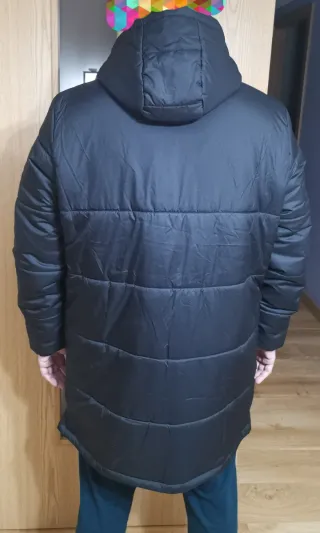 Chaqueta acolchada Puma negra hombre