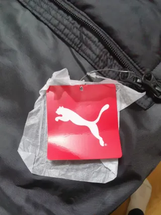 Chaqueta acolchada Puma negra hombre