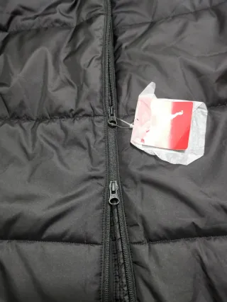 Chaqueta acolchada Puma negra hombre