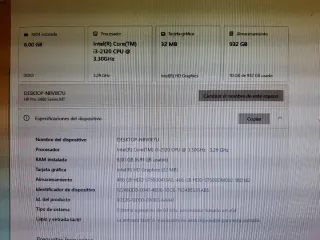 Ordenador HP Pro PC Completo Negro