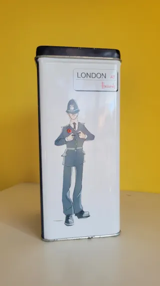 Caja metálica musical Londres Harrods + Regalo