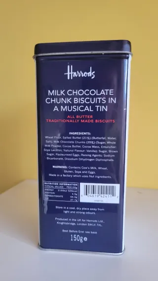 Caja metálica musical Londres Harrods + Regalo