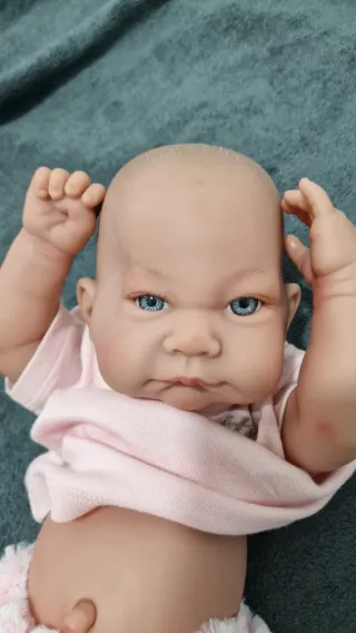 Muñeca reborn totalmente silicona .43 cm