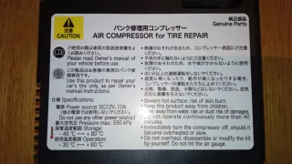 Kit reparación pinchazos rueda coche