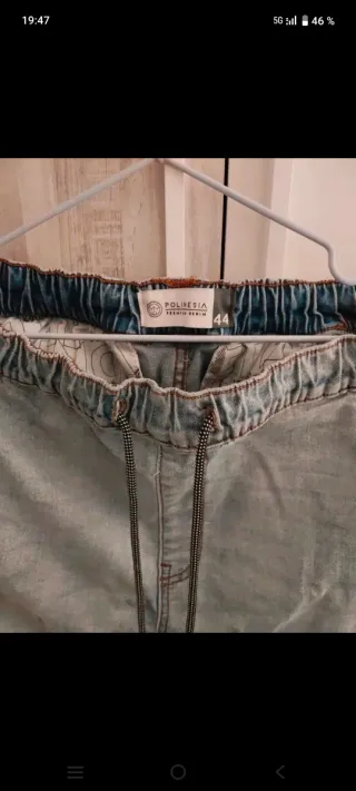 Pantalón Cargo Hombre Azul