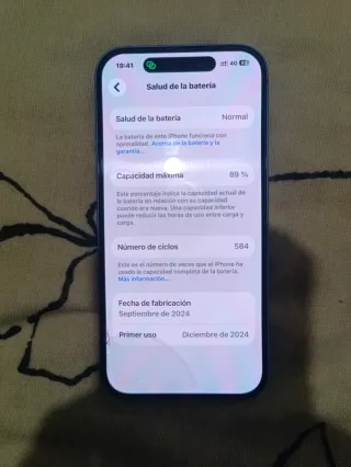 En venta iPhone 16 GB 128 gb estado impoluto con f
