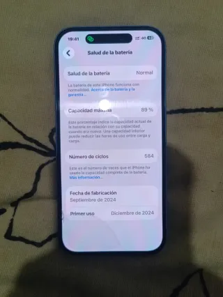 En venta iPhone 16 GB 128 gb estado impoluto con f