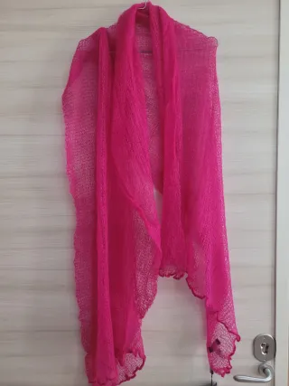Sciarpa donna fucsia