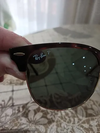 Ray-Ban Clubmaster Polarizadas RB3016 Marrón/Dorad