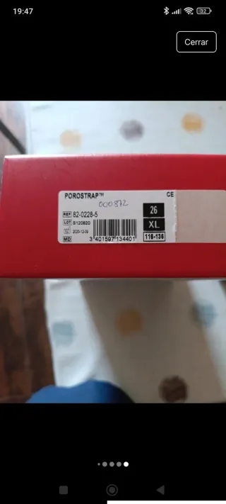 Faja Lumbar Donjoy Porostrap XL