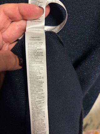 Vestido Sudadera Liu Jo Azul Talla S