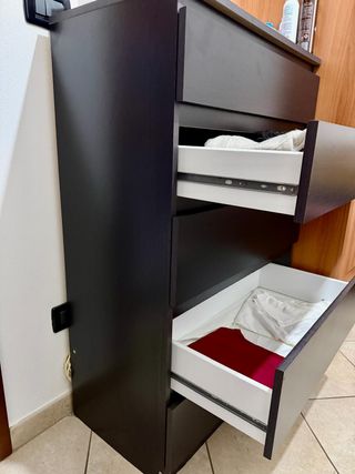 Cassettiera IKEA 5 cassetti nera