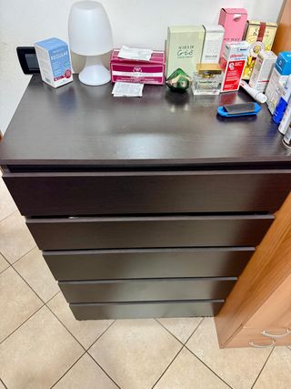 Cassettiera IKEA 5 cassetti nera