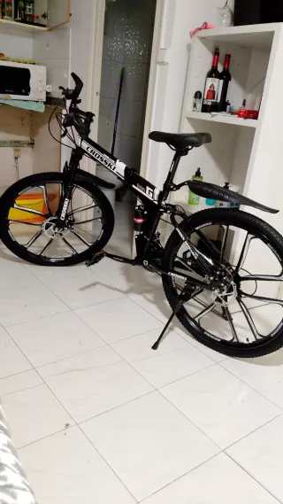 Bicicleta Plegable Crosski Negra