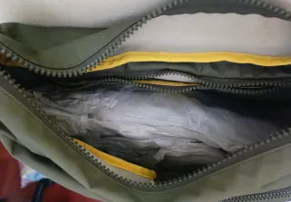 Borsa Mandarina Duck verde oliva