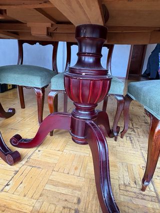 Mesa comedor extensible madera 6-8 personas