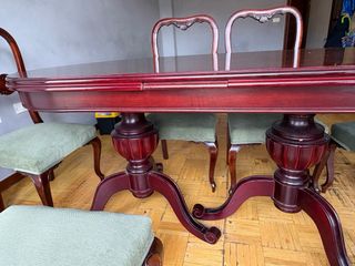 Mesa comedor extensible madera 6-8 personas