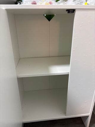 Mueble auxiliar blanco