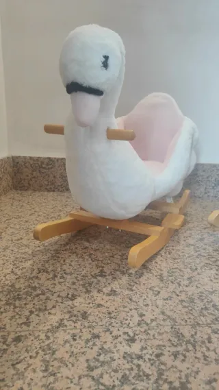 Giochi vintage maca Trudi Cavallo e anatra a dondo