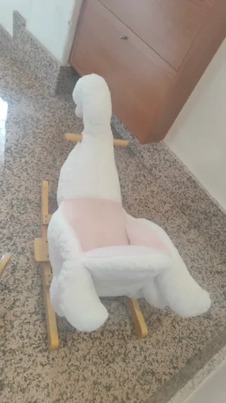 Giochi vintage maca Trudi Cavallo e anatra a dondo