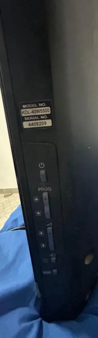 Televisor Sony Negro 40 pulgadas