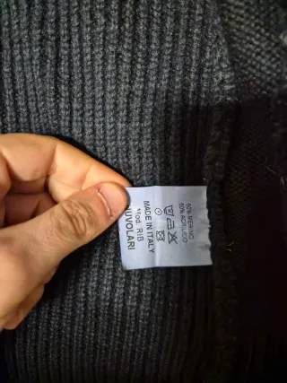 Nuvolari Montgomery lana merino blu